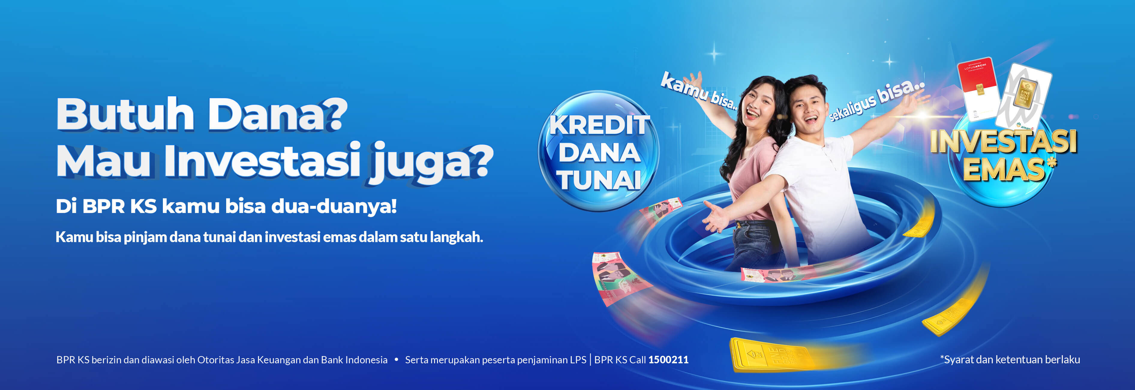 Background Bundling Kredit Emas