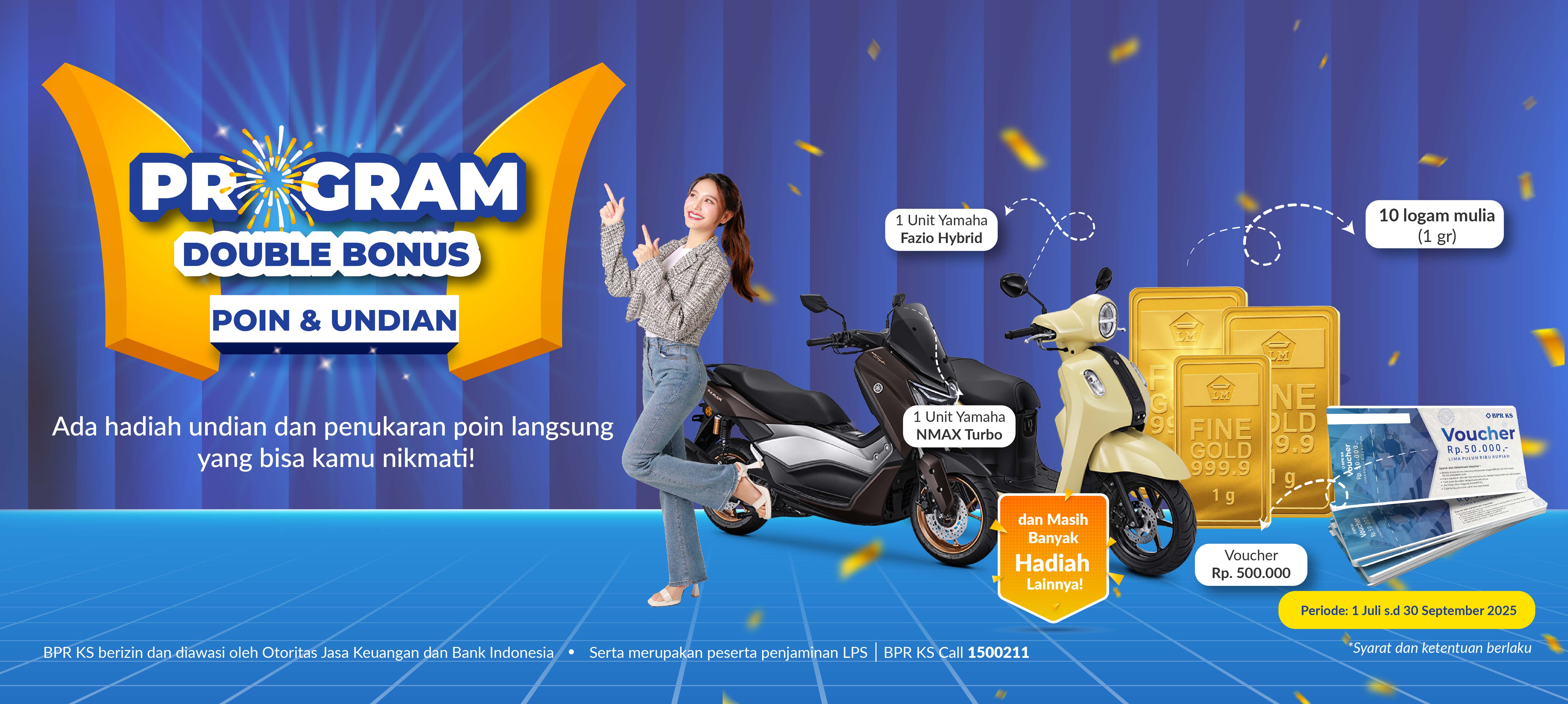 PROMO DOUBLE BONUS POIN & UNDIAN